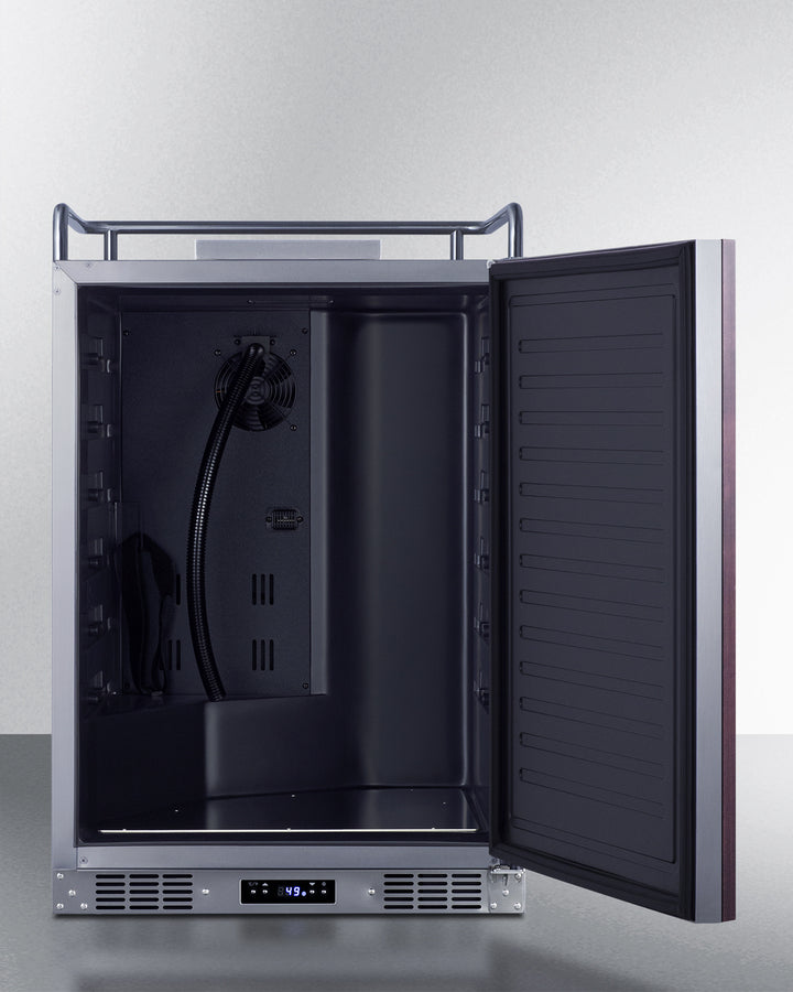 Built-In Commercially Approved Kegerator With Panel-Ready Door, No Tap Kit Included - SBC682NKPNR Summit