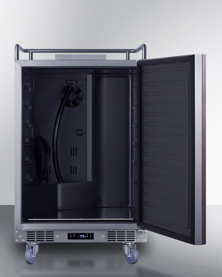 Built-In Commercially Approved Kegerator With Panel-Ready Door, No Tap Kit Included - SBC682NKPNR Summit