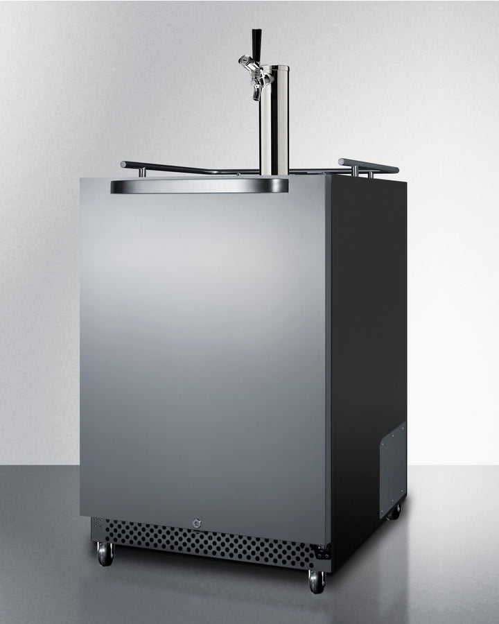 Commercial Indoor/Outdoor Beer Dispenser With Tap Kit And Taplock Included - SBC696OSTL Summit Commercial