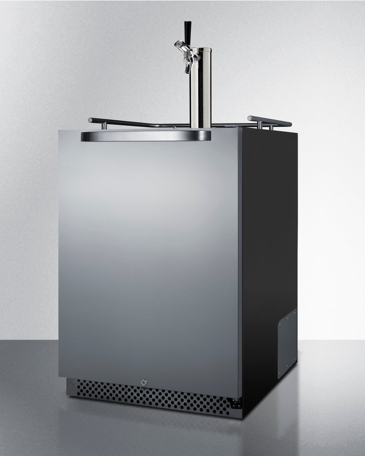 Commercial Indoor/Outdoor Beer Dispenser With Tap Kit And Taplock Included - SBC696OSTL Summit Commercial