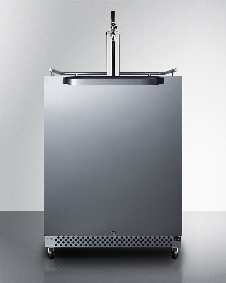 Commercial Indoor/Outdoor Beer Dispenser With Tap Kit And Taplock Included - SBC696OSTL Summit Commercial