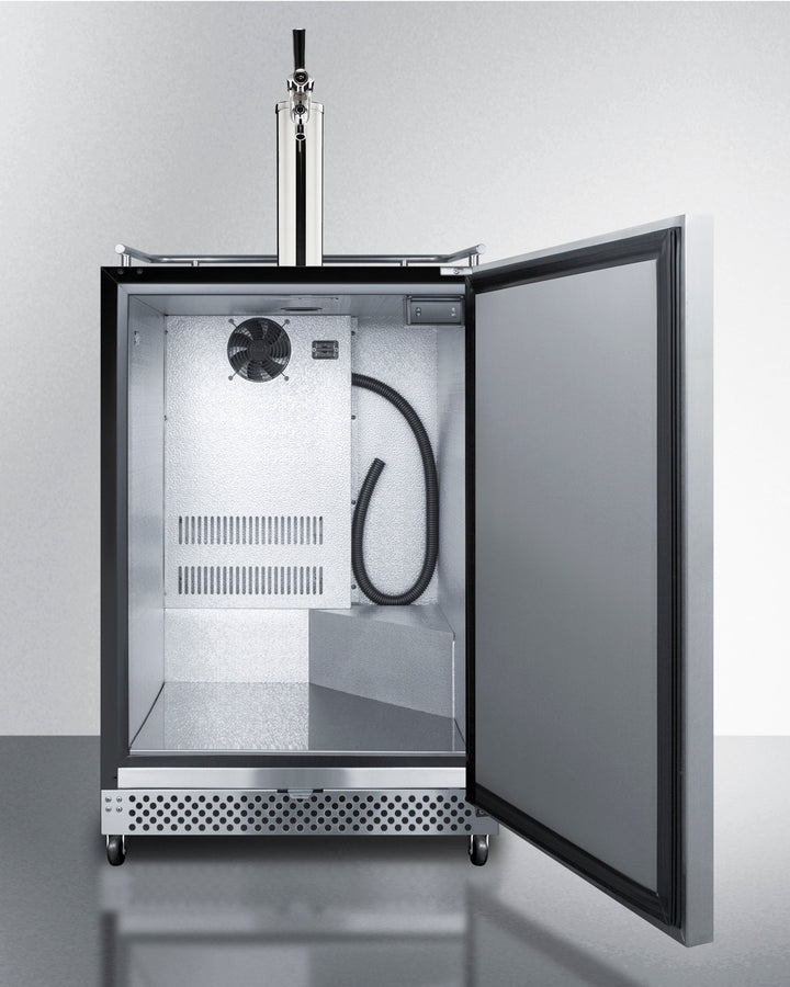 Commercial Indoor/Outdoor Beer Dispenser With Tap Kit And Taplock Included - SBC696OSTL Summit Commercial