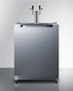 Commercial Indoor/Outdoor Beer Dispenser With Dual Tap Kit And 2 Taplocks Included - SBC696OSTWINTL Summit Commercial