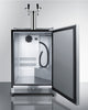 Commercial Indoor/Outdoor Beer Dispenser With Dual Tap Kit And 2 Taplocks Included - SBC696OSTWINTL Summit Commercial