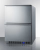 Two-Drawer Outdoor Frost-Free Freezer In Stainless Steel, Commercially Listed  - SPFF51OS2D Summit