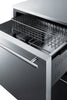 Two-Drawer Outdoor Frost-Free Freezer In Stainless Steel, Commercially Listed  - SPFF51OS2D Summit