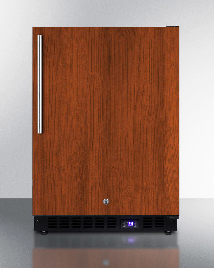 Frost-Free Outdoor Freezer  With Icemaker, Panel-Ready Door, Black Cabinet, Digital Thermostat, And LED Lighting - SPFF51OSIFIM Summit