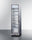 Commercial Glass Door Beverage Center In Slim Fit With Stainless Steel Interior & Exterior, Left Hand Door Swing - SCR1105LH Summit Commercial