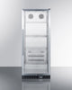 Commercial Beverage Merchandiser With 11 Cu.Ft. Capacity, Stainless Steel, Self-Closing Door, Digital Thermostat, And Ss Wrapped Cabinet - SCR1156CSS Summit Commercial