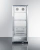 Commercial Beverage Merchandiser With 11 Cu.Ft. Capacity, Stainless Steel, Self-Closing Door, Digital Thermostat, And Ss Wrapped Cabinet - SCR1156CSS Summit Commercial