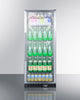 Commercial Beverage Merchandiser With 11 Cu.Ft. Capacity, Stainless Steel, Self-Closing Door, Digital Thermostat, And Ss Wrapped Cabinet - SCR1156CSS Summit Commercial