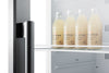 Commercial Beverage Merchandiser With 12.6 Cu.Ft. Capacity, Digital Thermostat, Self-Closing Door, And Stainless Steel Cabinet - SCR1400WCSS Summit Commercial