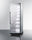24'' Wide Upright Mini Reach-In Beverage Center With Stainless Steel Interior And Exterior Cabinet, Glass Door, And Dolly - SCR1401RICSS Summit Commercial
