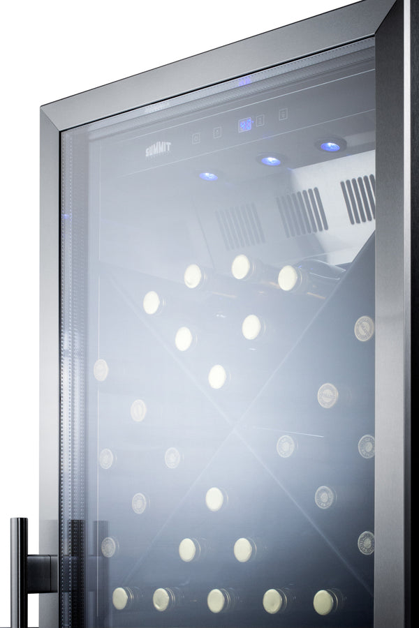Commercial Full-Sized Wine Cellar With Diamond Style Shelving - SCR1401X Summit Commercial