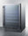 Built-In Undercounter Beverage Refrigerator With Seamless Trimmed Glass Door, Digital Controls, Lock, And Stainless Steel Cabinet - SCR2466BCSS Summit