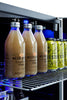 Built-In Undercounter Beverage Refrigerator With Seamless Trimmed Glass Door, Digital Controls, Lock, And Stainless Steel Cabinet - SCR2466BCSS Summit
