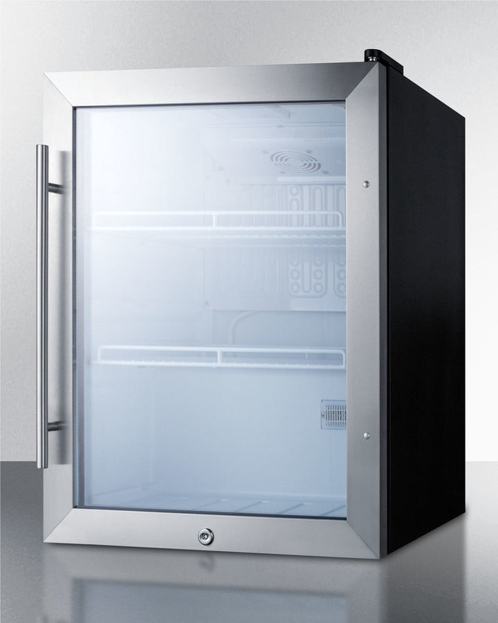 Outdoor Compact Commercial Beverage Center With Lock - SPR314LOS Summit Commercial