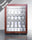 Commercial Built-In Undercounter Wine Cellar With Champagne Style Shelving And Panel-Ready Glass Door - SCR610BLCHPNR Summit Commercial