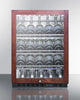 Commercial Built-In Undercounter Wine Cellar With Champagne Style Shelving And Panel-Ready Glass Door - SCR610BLCHPNR Summit Commercial