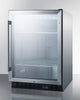 Built-In Undercounter Commercial Beverage Center With Stainless Steel And Wrapped Cabinet - SCR610BLCSS Summit Commercial