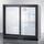 Commercial Back Bar Beverage Center For Freestanding Use, With Sliding Glass Doors And Stainless Steel Wrapped Cabinet - SCR700BCSS Summit Commercial