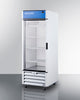 Full-Sized Glass Door Commercial Beverage Center - SCRR261GLH Accucold Commercial