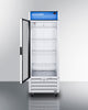 Full-Sized Glass Door Commercial Beverage Center - SCRR261GLH Accucold Commercial
