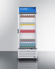 Full-Sized Glass Door Commercial Beverage Center - SCRR261G Accucold Commercial