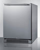 Outdoor Refrigerator , With Lock, Digital Thermostat, Black Cabinet, And Stainless Steel Door - SPR623OSCSS Summit