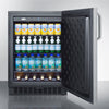 Outdoor Refrigerator , With Lock, Digital Thermostat, Towel Bar Handle, And Stainless Steel Wrapped Exterior - SPR627OSCSSTB Summit