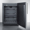 Outdoor Refrigerator , With Lock, Digital Thermostat, Thin Handle, And Stainless Steel Wrapped Exterior - SPR627OSCSSHV Summit