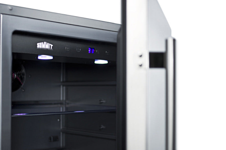 Outdoor Refrigerator , With Lock, Digital Thermostat, And Stainless Steel Wrapped Exterior - SPR627OSCSS Summit