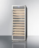Upright Single-Zone Wine Cellar With Glass Door, Digital Thermostat, And Black Cabinet - SWC1127B Summit