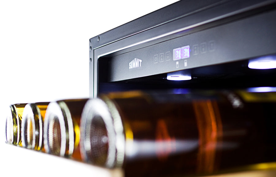 Dual Zone 118 Bottle Wine Cellar With Two Glass Doors And Digital Thermostats - SWC1875B Summit
