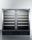 36'' Wide 68 Bottle Built-In Undercounter Dual Zone Wine Cellar With Two Seamless Stainless Steel Trimmed Glass Doors, Digital Controls, And Locks - SWC3668 Summit