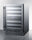 Dual Zone Built-In Wine Cellar With Seamless Ss Trimmed Glass Door, Full Extension Shelves, Digital Thermostat, And Stainless Steel Cabinet - SWC532BLBISTCSS Summit