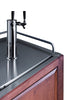 Built-In Commercially Approved Dual Tap Wine Kegerator In Stainless Steel With Panel-Ready Door - SBC682PNRWKDTWIN Summit