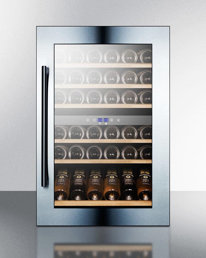 51 Bottle Fully Integrated Dual Zone Wine Cellar With Digital Controls And LED Lighting - VC60D Summit