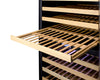 Upright Dual Zone Wine Cellar With Glass Door, Digital Thermostat, And Black Cabinet - SWC1966B Summit