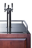 Built-In Undercounter Triple Tap Beer Kegerator In Complete Stainless Steel With Panel-Ready Door - SBC682PNRTRIPLE Summit