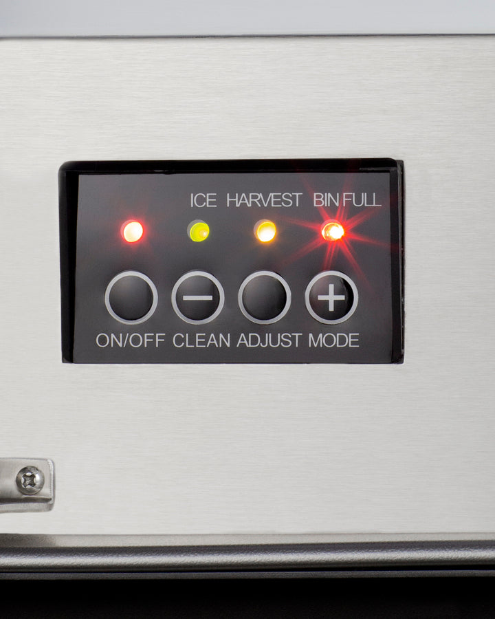 15'' Wide Outdoor Built-In Undercounter Nsf-Listed Clear Icemaker With Automatic Defrost And Internal Pump - BIM47OS Summit