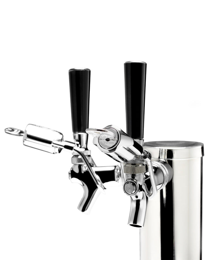 Commercial Indoor/Outdoor Beer Dispenser With Dual Tap Kit And 2 Taplocks Included - SBC696OSTWINTL Summit Commercial