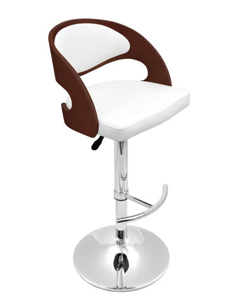 Lumisource BS-JY-PN CH-W Pino Bar Stool - Cherry plus White
