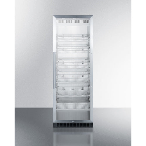 Commercial Beverage Merchandiser With 14.5 Cu.Ft. Capacity, Digital Thermostat And Self-Closing Door - SCR1401 Summit Commercial