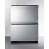 24'' Wide Indoor/Outdoor ADA Compliant 2-Drawer Freezer - ADFD243 Summit