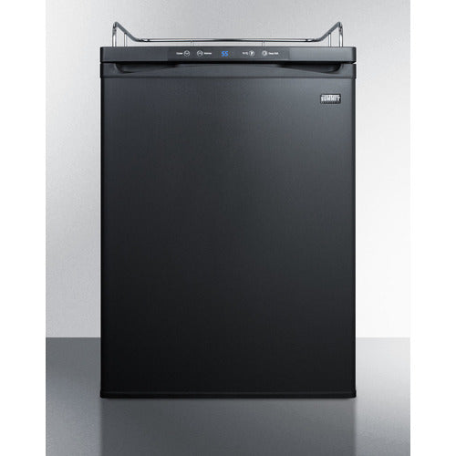 Built-In Beer Dispenser In Black, Auto Defrost With Digital Thermostat - SBC635MBINK Summit