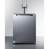 Commercial Indoor/Outdoor Cold Brew Nitro-Infused Coffee Dispenser With Dual Tap Kit Included - SBC696OSNCFTWIN Summit Commercial
