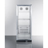 Commercial Beverage Merchandiser With 11 Cu.Ft. Capacity, Stainless Steel, Self-Closing Door, Digital Thermostat, And Ss Wrapped Cabinet - SCR1156CSS Summit Commercial