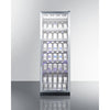 Commercial Full-Size Wine Cellar With Champagne Style Shelving - SCR1401CHCSS Summit Commercial