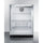 Built-In Undercounter Glass Door Beverage Refrigerator With Digital Controls, Lock, And Black Cabinet - SCR2464 Summit